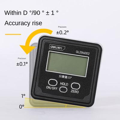 China Grocery Store DL294002 Precision Digital Magnetic Inclinometer Electron Goniometers 0*90 Degree Digital Protractor Angle Finder DL294002 for sale