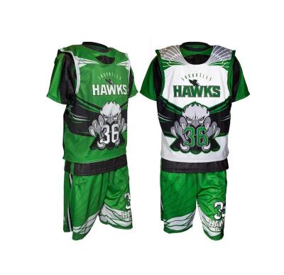 China Custom Lightweight Moisture Wicking Polyester Team Sublimated Youth Lacrosse Reversible 100% Breathable Mesh Aprons for sale