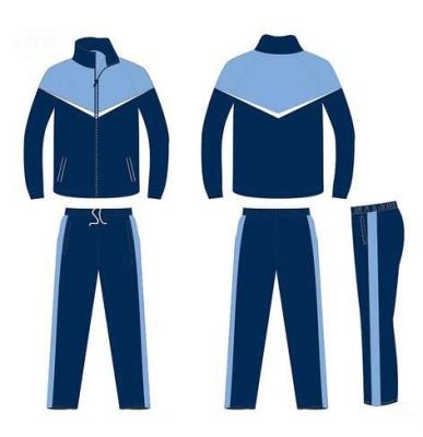 China 100% Custom Blank Polyester Tracksuit Jogging Color Zipper OEM Services Men QUICK DRY Tracksuits for sale