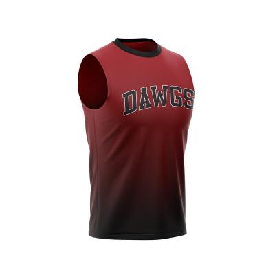 China Custom Made Moisture Wicking Hot Sale Sports Singlets Sports Afl Soccer Jerseys Sublimated Sports Footy Singlets for sale