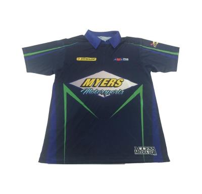 China High Quality Breathable Custom Design Racing Shirt Pit Crew Shirt Wholesale Factory for sale