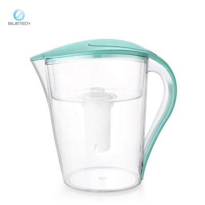 China Great-tasting drinking water up to 9.5 pH 3.5L fridge door design water filter pitcher pure tasting BPA free jug for drinking water for sale