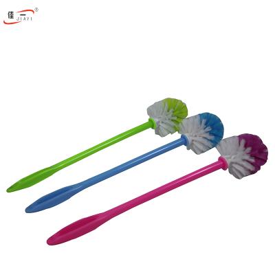 China Factory Supply Sustainable Best Seller Long Handle Flexible Plastic Toilet Brush for sale