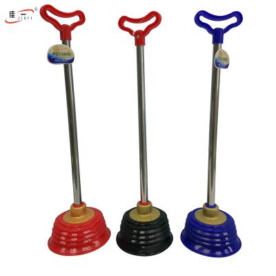 China Factory Supply Sustainable High Quality Colorful Bathroom Heavy Duty Toilet Plunger for sale