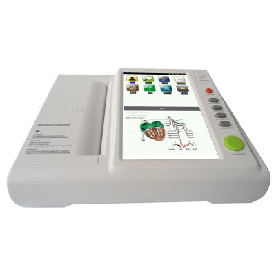 China Free Shipping Portable Metal Digital 12 Twelve Channel ECG Machine NS12 for sale