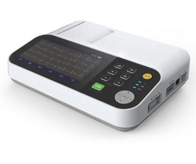 China 7in LCD Digital Electrocardiogram ECG Machine Three 3 Channel 12 Leads 7in LCD for sale