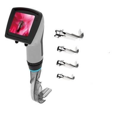 China Training Tracheal Laryngoscope Metal Intubation Emergency Video Guided Anesthesia Disposable or Reusable Visual Laryngoscopy for sale