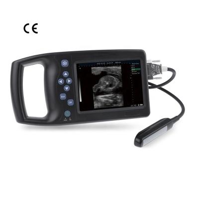 China Metal 5.6 In Mini Palm Screen LED Screen Ultrasound Area Scanner Pig Dog Cat Sheep Veterinary USG Machine for sale