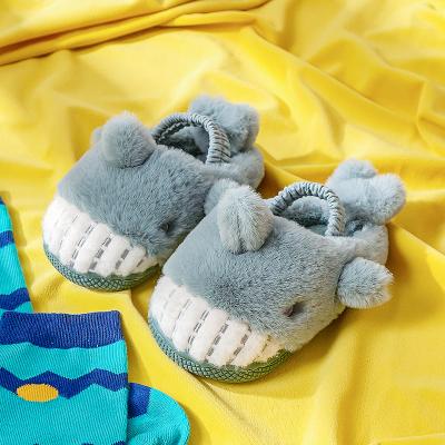 China Autumn And Winter Home Warm Sale Fashion Trend Winter Shoes New Cotton Warm Slippers Kids Non-slip Plush Couple Cotton Shoes for sale