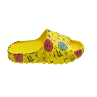 China CUSHIONING Promotional Cheap Price EVA Ladies Girls Women Colorful Printed Slippers Flip Flop for sale