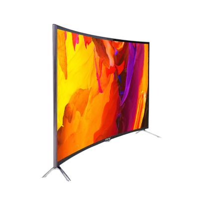 China Home Hospital TV Hotel TV TV Curved Smart TV 55 Inch 4K UHD FHD1080p LED TV Cheap Curved TV Price OEM Curving LCD TV for sale