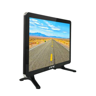 China Hotel TV Tempered Glass 24 Inch Solar LCD TV Television Hot Sales For Africa Home Hotel for sale