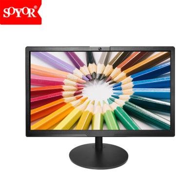 China Whole Sales Desktop OEM Customized 19inch 20inch FHD High Brightness DC 12V Desktop Computer Monitor With Cam+speaker+microphone for sale