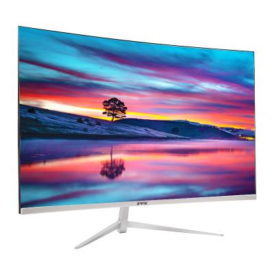 China Full 24 inch high definition 1080p desktop curved falt screen monitor 60hz/144hz led gaming monitor for sale