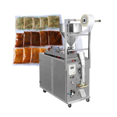 China DZD-220JB Chinese Food Dough Body Ketchup Peanut Butter Salad Packing Sachet Packaging Machine for sale