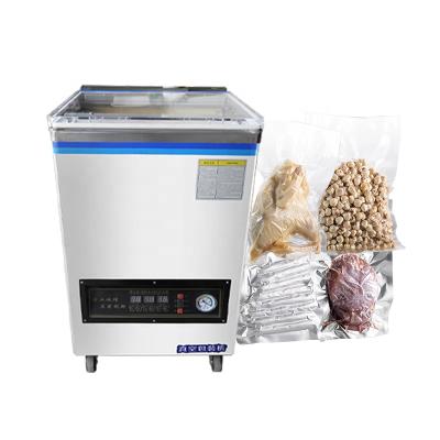 China DZQ-360 small food dates fish vegetable powder food meat rice air vacuum sealer packing machine for sale