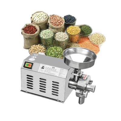 China Bean Spice Disc Mill Pulverizer Easy Fine Machine Corn Rice Powder DX-55 Flour Mill for sale