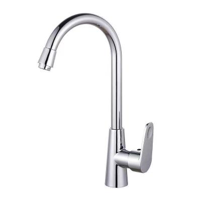 China 2021 Best Cheapest Price Cold And Hot Chinese Made 304 Stainless Steel Kitchen Faucet Single Handle Kitchen Faucet Best Selling for sale