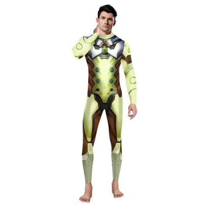 China Cosplay comic costume Amazon supply stage costume European&American TV&Movie superhero frontier series Digital printing men's costume for sale