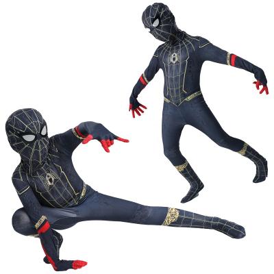 China Cosplay Cartoon Costume Factory Plus Size Halloween Cosplay Jumpsuit Sets Black Spider Man Movie Costume Novelty And Special Use Costume for sale