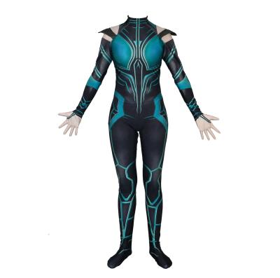 China Wholesale Cosplay Comic Costume Spandex 3D Print DC Anime Thor 3 Halloween Movie Prop God of Death Hela Costumes for sale