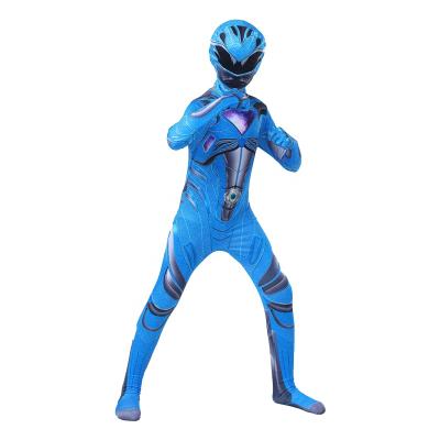 China High Quality Cosplay Cartoon Costume TV&Movie Adult Suits Halloween Party Cosplay Five Beast Power Ranger Zentai Suit For Kids for sale