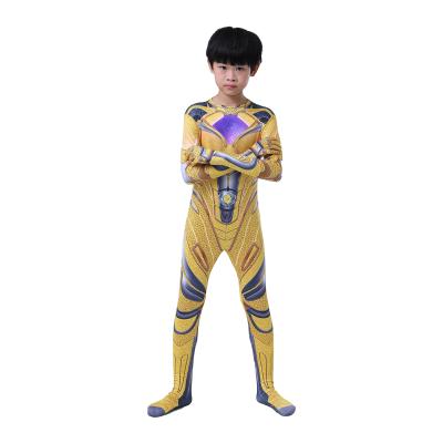 China Cosplay Cartoon Costume Multiple Color 3D Printed Halloween Party Cartoon Anime Superhero Cosplay Power Ranger Jumpsuit Costume For Kids for sale