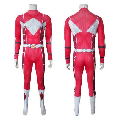 China Cosplay Comics Superhero Zentai Force Jumpsuit Mystic Party Cosplay TV Halloween Carnival TV and Movie Power Ranger Costumes for sale