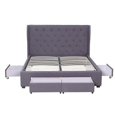 China Latest Furniture King Size Modern Double Bed Soft And Luxury Italian Luxury Designer Bedroom Sets for sale