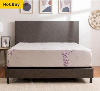 China Luxury Hotel Double Bed Single Queen Hypoallergenic Full Mattress Gel 10-Inch Queen Size Gel Infused Lay Top Memory Foam Mattress for sale