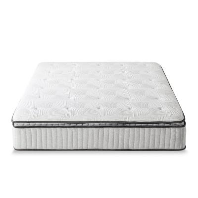 China Zhiyuan massage sleep well natural latex mattress pocket top box spring for hot sale 2022 factory low price for sale