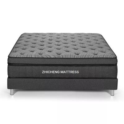 China Euro Factory Supply Custom Top King Queen Full Size Foldable Foam Pocket Spring Hotel Bed Mattress In A Box for sale