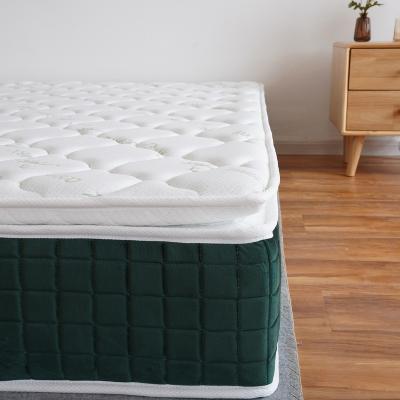 China Euro King Queen Double Size Mid Memory Foam Pocket Spring Foldable Coil Mattress Top CertiPUR-USA In A Box for sale