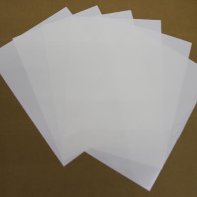 China 125/150/165 micron laser printing moisture proof white opaque film for sale