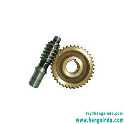 China Aluminum Alloy Manufacturing Backlash Transmission High Quality Steering Zero Worm Gear for sale