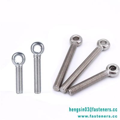 China Stainless Steel IFI Inch Standard Stainless Steel Eye Bolts for sale