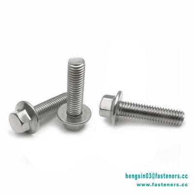 China Stainless steel hexagon head bolts m16 DIN 933 hex bolt with nut and washer for sale