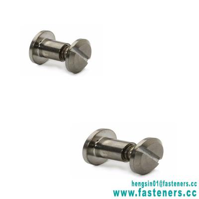 China Factory Price 304 Stainless or Customized Customized Stainless Steel Male Female Cross Head Chicago Screws for sale