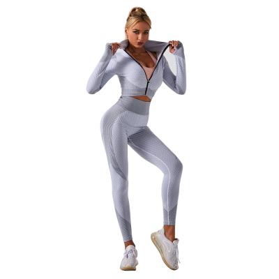 China Factory Supply 2022 High Quality Breathable Ladies Gym Exercise Clothing Set Activewear Sets Gym Sports Sets for sale