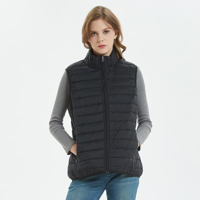 China Factory Price Hot Women's Cotton Autumn Winter Large Size Lady Reversible Winter Vest Down Vest Coat for sale