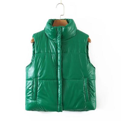 China Waterproof New Quilted Sleeveless Vest Winter Coat Listing Women In Color Smart Lady for sale