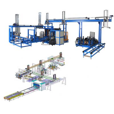 China 1200mm Intermediate Automatic IBC Plant Grid IBC Cage Frame Container Production Line for sale