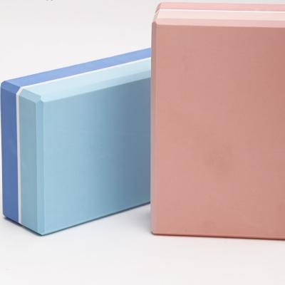 China Ever Brick 23*15*7.5cm EVA Yoga Block Colorful Foam Workout Fitness Tool EVA Foam Yoga Block Fashion Exercise Block for sale