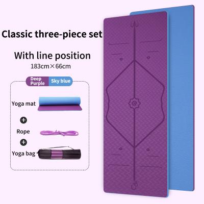 China Tape Ever Fashion Hot Sale New Design High Quality Eco Friendly Custom Tape Yoga Mat for sale