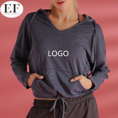 China Breathable Ever Shape 2021 New Autumn Woman Sportswear Long Sleeve Trackwear Jogging Loose Workout Clothing for sale