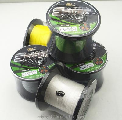 China 500M 8X 20LB-80LB Carp Fishing Line High Strength High Quality Strong PE Braid Fishing Line for sale