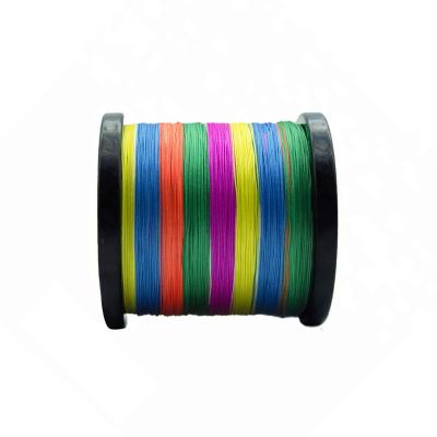 China Float locator 500m spool multicolor pe braid fishing line for sale