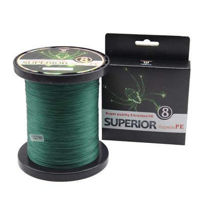 China Braided Wire / Polyethylene 500m - 2000m Long Spool 8strand Strand Fishing 8 10 20 30 40 60LB for sale