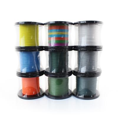 China OEM 500m Wholesale High Quality Braided Wire/Polyethylene 4 Strand Spider Braided Fishing Line Equipment Factory Sea Fishing Products for sale