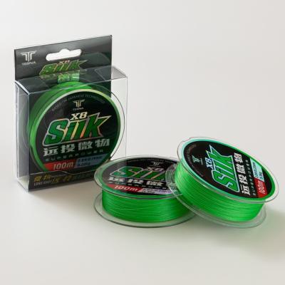 China Float locator new X8 silk smooth strands 100m pe braid Japan G-soul technical fishing line for sale